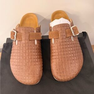 Shoe Surgeon Woven Leather Mules Men’s 10